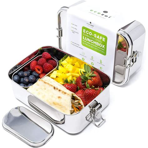 Stainless Steel Lunch Box, Leak Proof 1 Tier Eco 